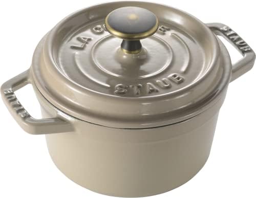 Staub 40508-234 La Cocotte de Gohan linho, tamanho M, 6,3 polegadas, panela de arroz, 2 xícaras, cozimento de arroz, produto