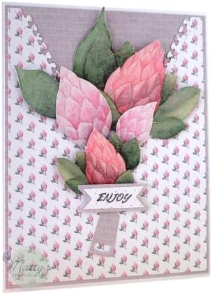 Matty's Crafting Joy Floral Grace 12x12 Scrapbook de dupla face Padra