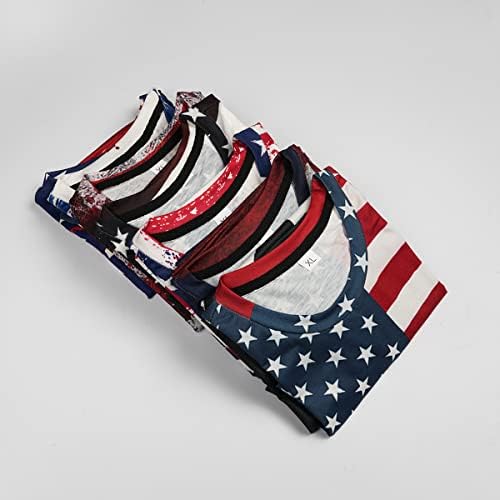 Design patriótico americano de manga curta masculina com camiseta premium de águia e bandeira