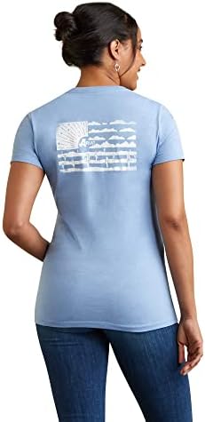 T-shirt da bandeira do deserto de Ariat Women