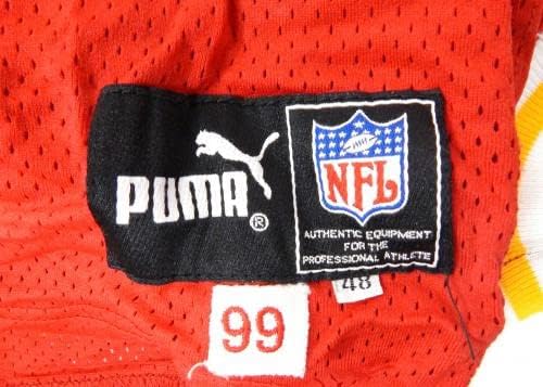 1999 Kansas City Chiefs Bailey 99 Game usou Red Jersey 48 DP34336 - Jerseys não assinados da NFL usada