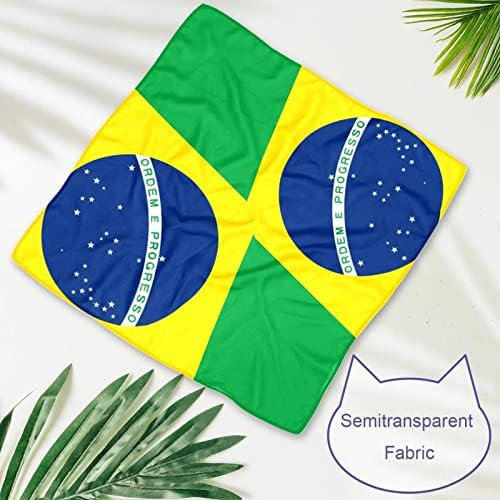 Pacote de Bandanas 2 Dog 2, bandeira de cachecol de estimação do Brasil, chiffon bandanas triangle bibs acessórios para pequenos