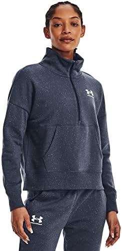 Under Armour feminino lã rival Half zip de manga comprida tripulação