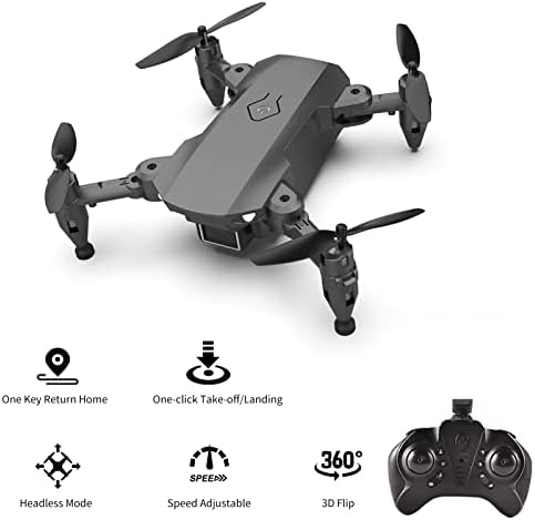 GOOLRC L23 Mini Drone para crianças e adultos, Quadcopter RC dobrável com movimentos 3D, modo sem cabeça, ajuste de velocidade,