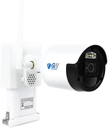 GW Segurança 4MP Wi-Fi operado por bateria de duas vias Bullet Bullet Security Camera