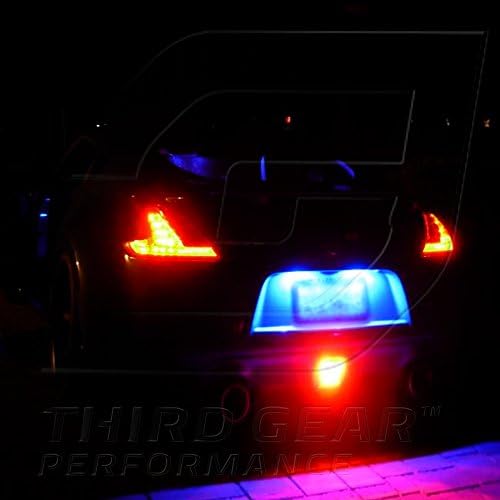 TGP T10 Blue 6 LED SMD Placa de placa Bulbos de lâmpadas 1998-2013 Compatível com Lincoln Navigator