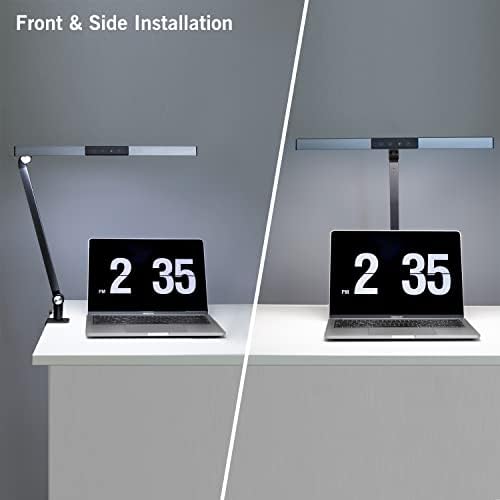 Micro-hertz lâmpadas de mesa para os olhos, braçadeira na lâmpada de mesa, timer de 60 , eixo de 4 articulações, projeto