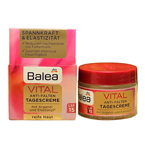 Balea Vital Anti -Wrinkle Day Cream SPF 15, 50 ml - Alemanha Produto