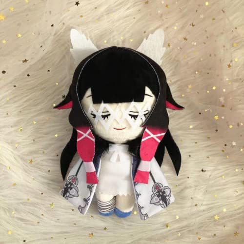 VIRAZ COLUMBINA Genshin Impacto Fatori Plushie Pluxhned Pluxhy Plely Lovely Pillow 23 cm/9,0 polegadas Aniversário de Natal Ano Novo para meninos para meninos