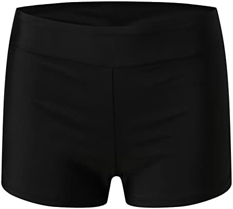 Miashui Musos de banho altos para mulheres longas tamanho plado size tiras duplas tiras de estampa colorida feminina maiô com shorts de fundo