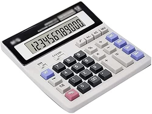 Calculadoras HXR Calculadora de mesa calculadora prática Bateria solar Botão Dual