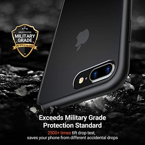 Torras Choffrof Compatível para iPhone 8 Plus Case/iPhone 7 Plus Caso, [Proteção contra queda de grau militar] [Materiais atualizados]