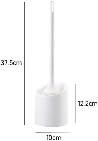 Escovas de vaso sanitário wxxgy pincel e suporte de vaso sanitário, pincelas maçaneta plástica livre compacto de design moderno