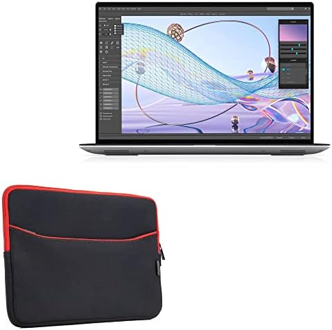 Caixa de ondas de caixa compatível com Dell Precision 14 - SoftSuit com bolso, bolsa macia neoprene capa com zíper do