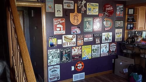 Devil Brand Coffee Wake The Hell Up Retro Wall Decor Vintage Signs Sign Tin Sign de 12 x 8 polegadas