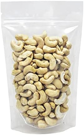 50 PCS Reutilizável armazenamento de alimentos transparentes Stand Up Bolsa Bolsa Aqueleable para armazenar, biscoito,