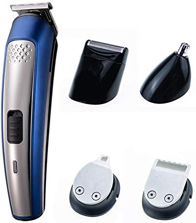 Cabelo Clipper 5 em 1 Clipper elétrico lavável Multifuncional masculino de barbeador elétrico cortador de cabelo conjunto de cabelo