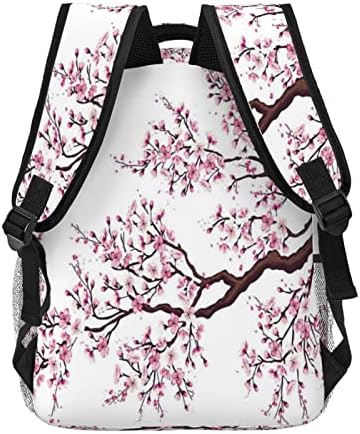Nolace Cherry Blossoms Backpack Tree Backpack Backpack College Casual Bookbag Daypack para meninas da faculdade