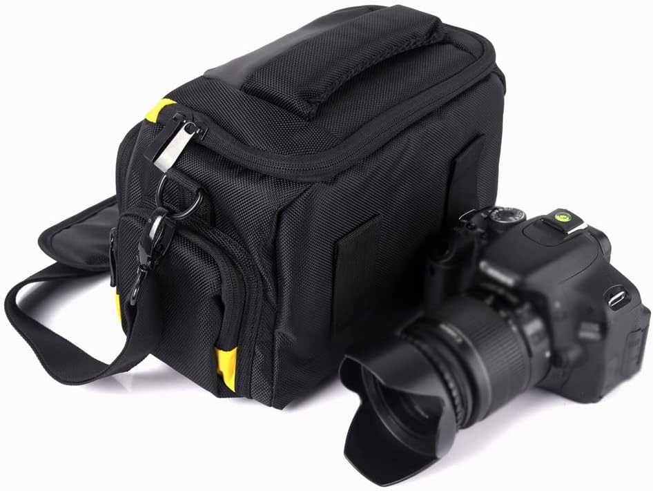 Bolsa de foto Yfqhdd de foto grande capacidade DSLR bolsa de bolsa de sacola de sacola de bolsa de lentes de lentes