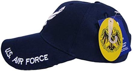 Asas da força aérea servidas com tampa de bola de chapéu azul aposentada do orgulho