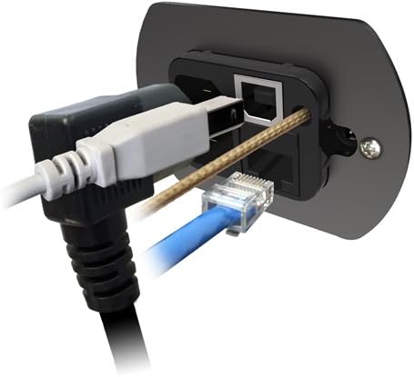 Kit de saída de energia da Liberty Safe para acessórios seguros para interiores com USB e Ethernet para desumidificadores e luzes