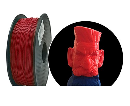 Filamento 3d PLA 1kg 1,75 mm Filamento de impressora 3d 330m Comprimento vermelho cor