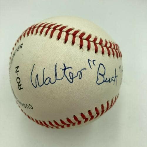 Walter Buck Leonard Negro League Legend assinou a Liga Nacional de beisebol JSA CoA - Bolalls autografados