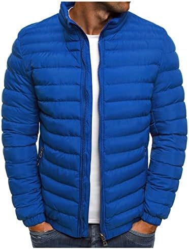 Casaco masculino ADSSDQ, casacos de inverno Man Plus Size Fashion Camping de manga comprida Zip Jaqueta sólida Turtleneck18