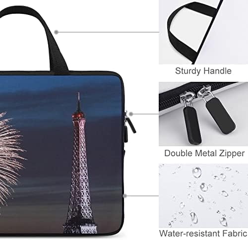 Sky Sky Eiffel Tower Laptop Case Slim Computer Bag Breatcase para trabalho