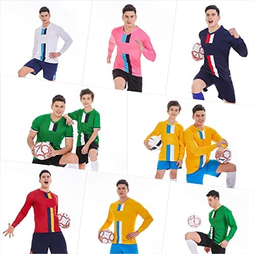 Custom Kids Soccer Jerseys Juventude personalizada conjunto curto menino Treinando uniforme com o número do nome