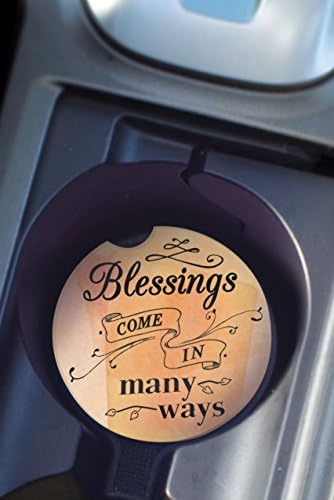 Angelstar Blessments Come Auto Coaster, 2-3/4 , multicolor