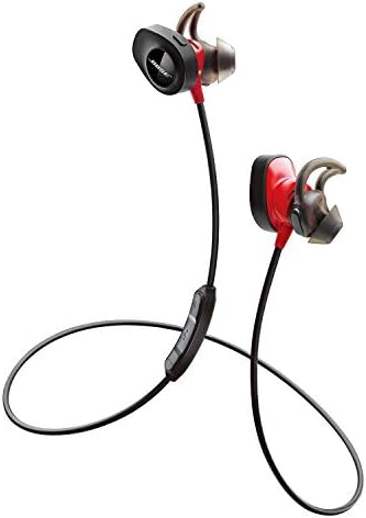 Fones de ouvido sem fio do Bose Soundsport Pulse, Power Red