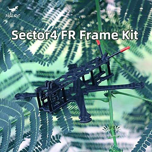Sector4 fr Analog Digital 4inch Freestyle FPV Substituição de drones 178mm 3K Kits de moldura de fibra de carbono 3mm