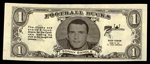 1962 Topps 12 Sonny Randle St. Louis Cardinals-FB Ex/Mt Cardinals-Fb Virginia