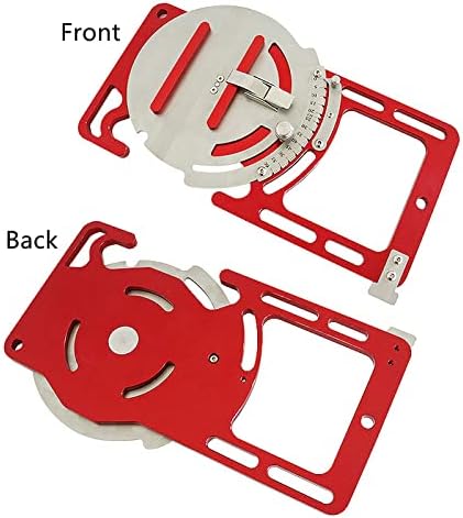 Filtro de ângulo ajustável de madeira Grampo de trilho para a ferramenta auxiliar da placa de corte de mecanismo de engajamento