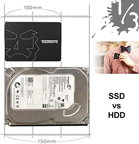 TopMore TLC 240 GB de 2,5 polegadas SATA III Drive de estado sólido interno SSD | Fabricado em Taiwan