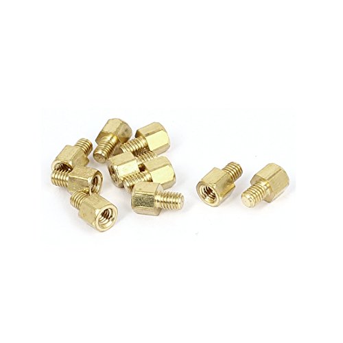 UXCELL M3X4MM+4MM MASCO PARA FECIMENTO FEMANHA FECLETE HEX STAPEOFF SPACER 10PCS