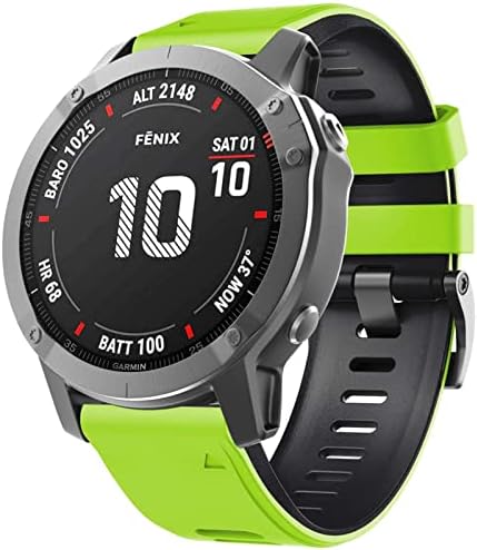 Ankang 26mm 22mm Silicone Redunda RELUMENTO RELUMENTO PARA GARMIN FENIX 7 7X 6X 6X PRO 5X 3 3HR EasyFit WatchBand para Garmin Fenix