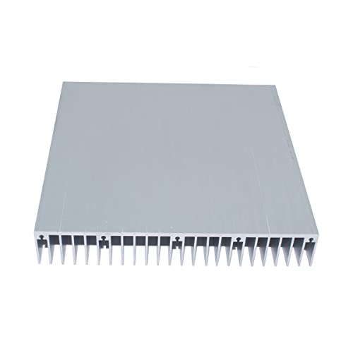 Repolador de calor de alumínio grande 150 x 150 x 25mm / 5,91 x 5,91 x 0,98 polegadas dissipadores de calor radiador de resfriamento para chip LED VGA Power amplificador Dissipação de calor eletrônico