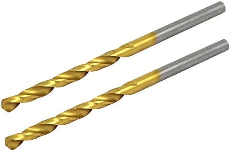 Aexit 3,2mm Tool de perfuração Titular DIA Titanium flautas duplas Duas retas Broca de broca de broca Bits 2pcs Modelo: 93AS335QO271