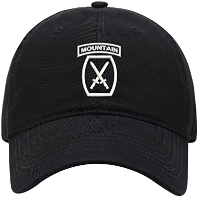 L8502-LXYB Baseball Cap Men Army 10th Mountain Bordeded Cotton Dadd Hat Caps Baseball Caps