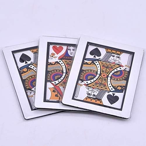 Doowops automático 3 cartões Monte Magic Tricks K To Q Card Magic
