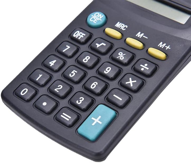 Calculadora de estilos de escritório e em casa Calculadora de bolso, tela LCD de 8 dígitos, adequada para a mesa e no uso