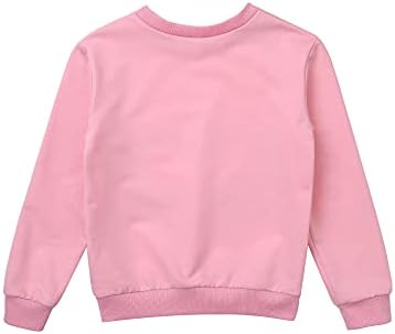 ZDHOOR GIRLHA CRIANÇAS SUMPLAR TOPS DE PULLOVER PATAL