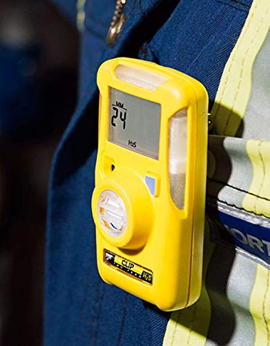 BW Technologies BWC2-M BW Clip Single Gas Co Monitor, 35/200, amarelo, padrão