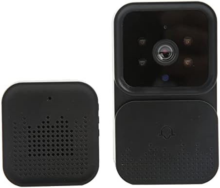 Campainha de vídeo, câmera de campainha wifi sem fio com interfone bidirecional, câmera de segurança inteligente com detecção