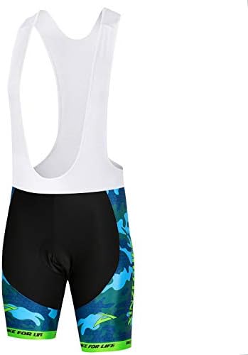 JPOJPO Ciclismo shorts, shorts de bicicleta MTB masculinos com calças de bicicleta de bicicleta de bicicleta