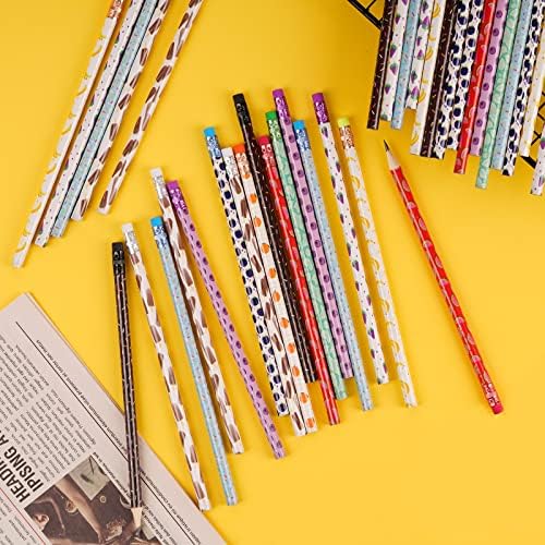 Saiweilai online 200 peças lápis perfumadas lápis em massa de lápis de madeira fedorenta lápis com elementos de frutas