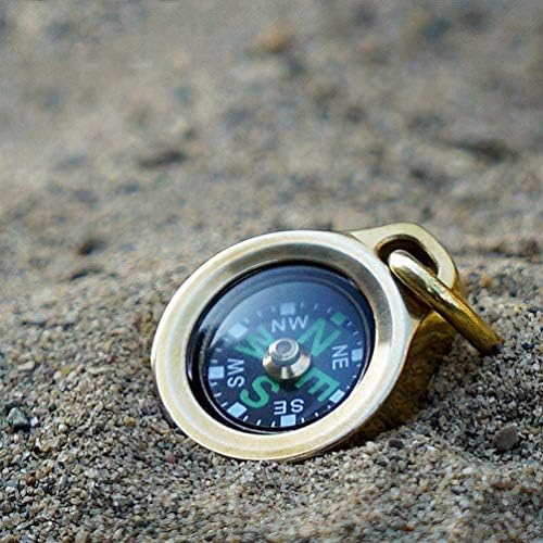 Sawqf Mini Compass, design luminoso, ferramentas de bússola de navegação ao ar livre para acampar, caminhadas e outras atividades