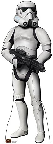 Gráfico avançado Storm Trooper Tamanho da vida Cardão de papelão Stand -up - Rebeldes de Guerra nas Estrelas da Disney